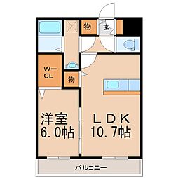 メルローズ札元 2階/-