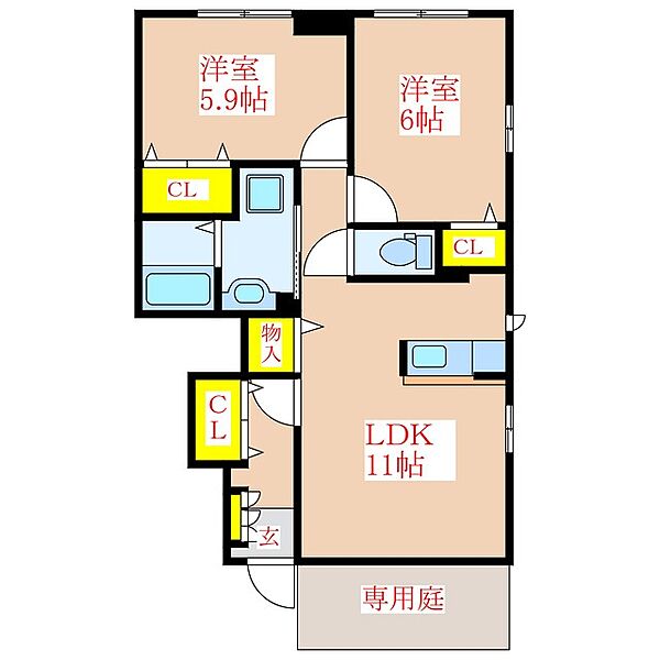 同じ建物の物件間取り写真 - ID:246005410055