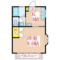 メゾンエルモ  ｜ 鹿児島県霧島市国分野口西28番地26（賃貸アパート1K・2階・28.00㎡） その2