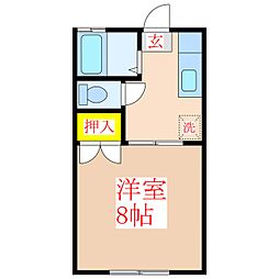 間取図画像 1K