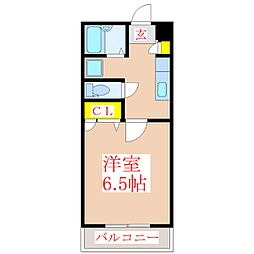 ドリーム・SUN 1Kの間取図画像