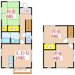 園田様戸建　1 1階3LDKの間取り