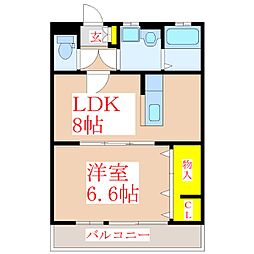 間取図画像 1LDK