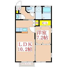 サクラ 1LDKの間取図画像