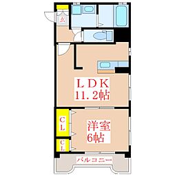 スィートエリア・10 1LDKの間取図画像