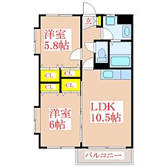 物件の間取り