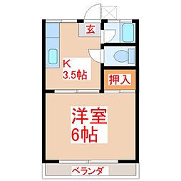 太陽ハイツ 2階/-