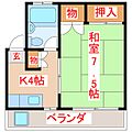 セントポール小松原2階3.5万円