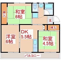 フォレストタウン川辺 B棟 3階/-