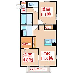 クレシアコート　Ａ棟 1階