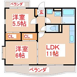 ベイリーフ中山 2階/-