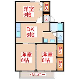 セジュール桜川 2階/-