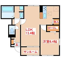 グラース十町 A棟 1階/-