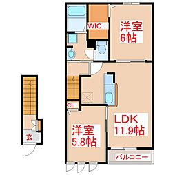マロンサイドハイツ　II 2階/-