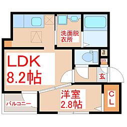 アルカディア谷山中央 1階/-