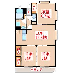 フェニックスハイツ B棟 1階/-