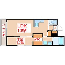 G/anchor 1LDKの間取図画像
