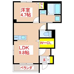 シンシアデュライト　R紫原 1階