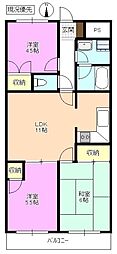 ハイツ・アルピーノ 3LDKの間取図画像