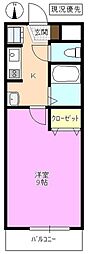 コニファーマンション 1Kの間取図画像