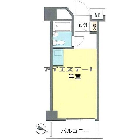 間取り トップルーム新宿公園第2 8階/-