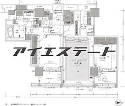 ブリリアタワー代々木公園クラッシィ 2LDKの間取図画像