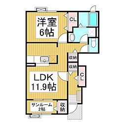 間取図画像 1LDK