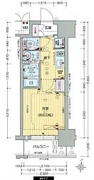 プレサンス新大阪コアシティ 802 8階1Kの間取り