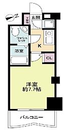 セレニテ新大阪弐番館 13階1Kの間取り