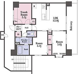 スプランディッド玉造DUE 2階/201
