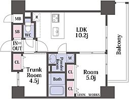Louis Residence 弁天町 3階