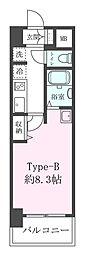 CRESTCOURTNAMBASOUTH 1Kの間取図画像