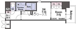 K-COURT谷町四丁目 11階/1106