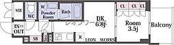K-COURT谷町四丁目 9階/907