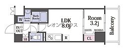 LEONCOMFORT西大路御池 1LDKの間取図画像