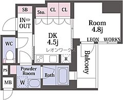 物件の間取り