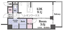 S-RESIDENCE阿波座chiaro 6階/601