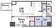 物件の間取り