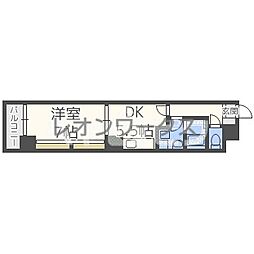 ラフォーレ島之内2 1DKの間取図画像