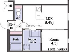 物件の間取り