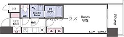 レオンコンフォート難波南 1LDKの間取図画像