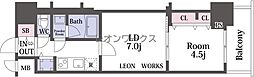 スプランディッド上本町WESTII 2Kの間取図画像