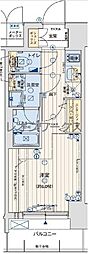 LEONCOMFORT天王寺HILLS 1Kの間取図画像