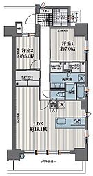 間取図画像 2SLDK