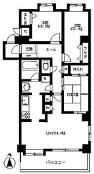 エスタシオン草加松原 3LDKの間取図画像
