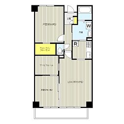 リヴィエール新横浜 2SLDKの間取図画像
