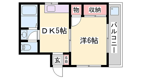 ハイツ松本 ｜兵庫県加東市社(賃貸アパート1DK・3階・29.00㎡)の写真 その2