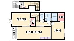 リヴァーサイドレジデンスA 2階