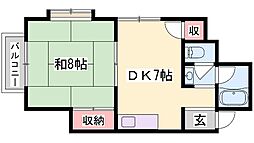 間取図画像 1DK