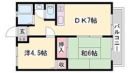 サンシティ下手野 2階